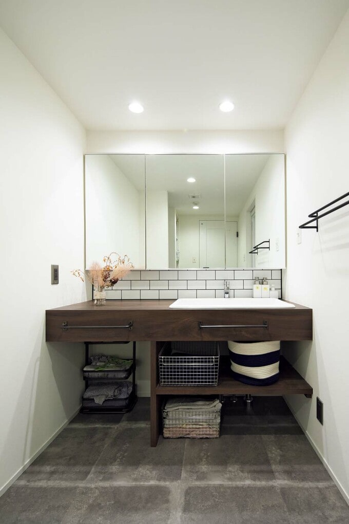 ホテルライクな洗面室