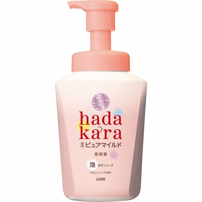 ライオン／hadakara 泡で出てくる薬用ピュアマイルドボディソープ