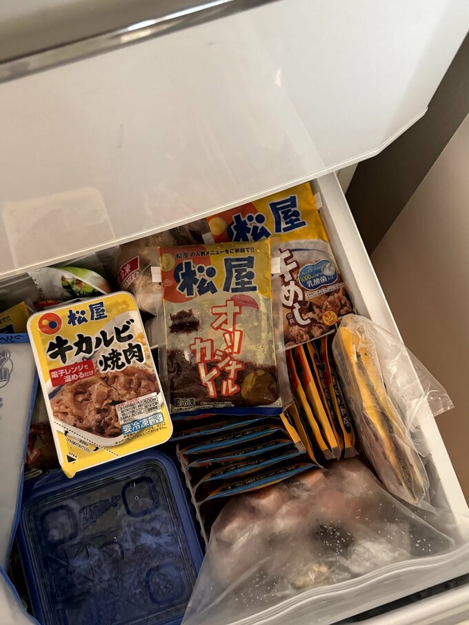夏休み用の冷凍食品ストック