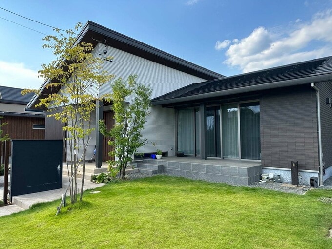 コの字平屋の外観