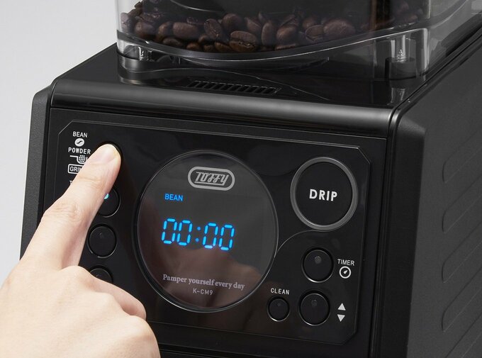 LEDランプが操作手順をエスコート