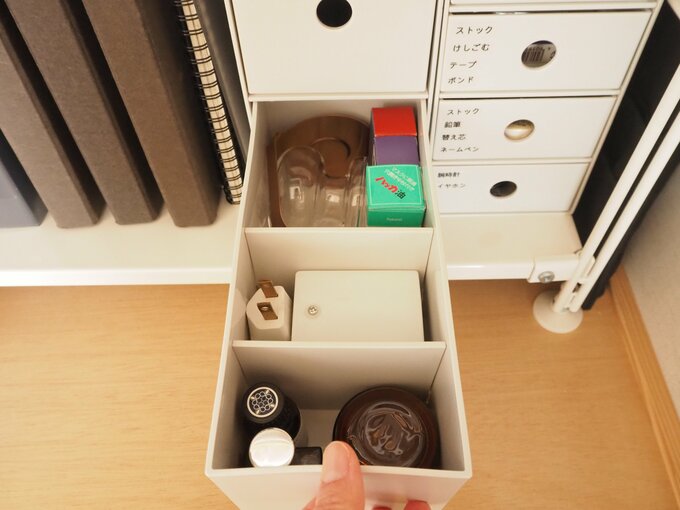 引き出しの中の香りグッズ