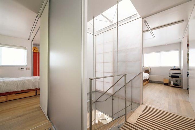 2階にある夫婦それぞれの寝室