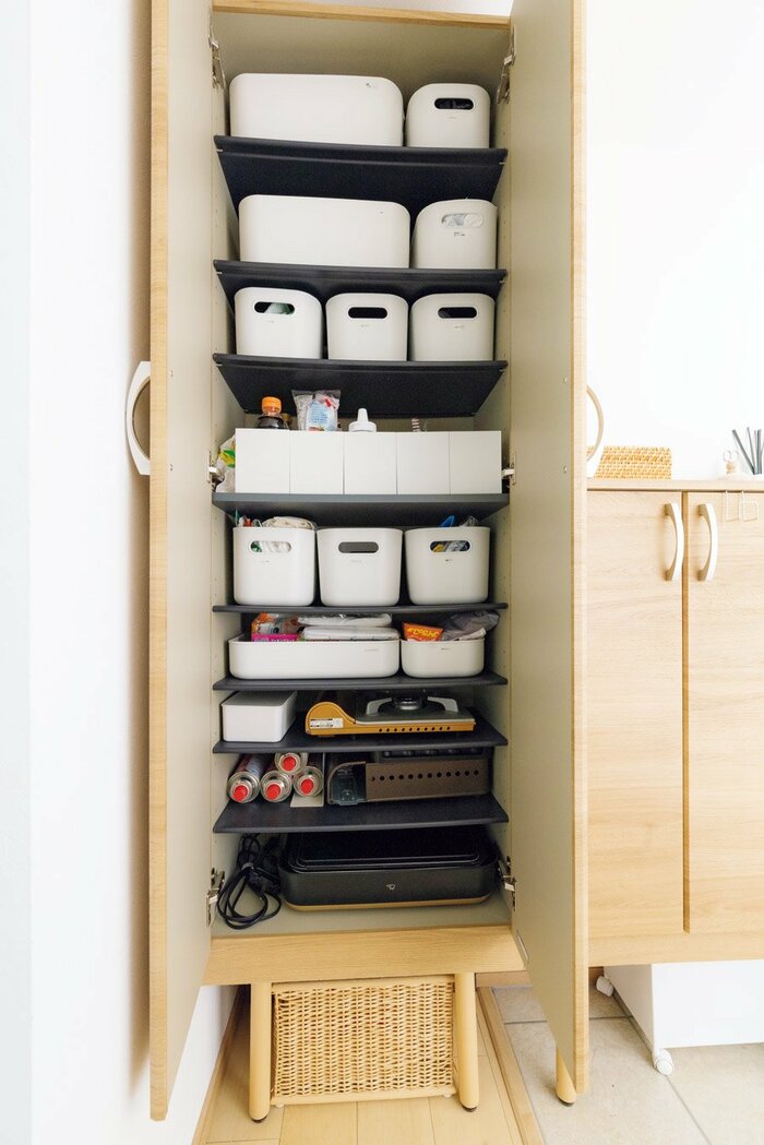 無印良品の「洗面所・パントリー・本棚」収納術。生活感を隠して