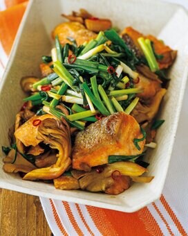 やせる簡単魚レシピ。「鮭とマイタケのネギ南蛮」