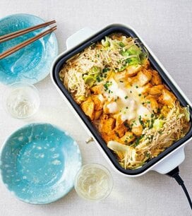 とろ～りチーズがたまらない「チーズタッカルビ風」。おいしくて糖質オフもかなう