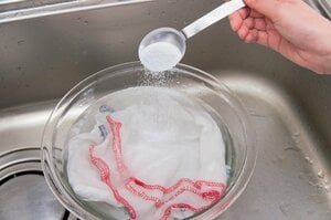 つけおきして漂白・殺菌