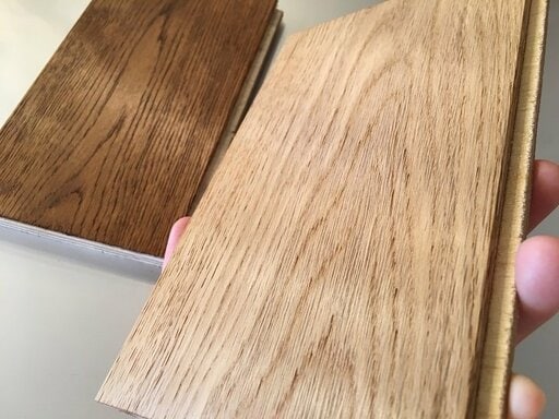 ツヤがでた表面