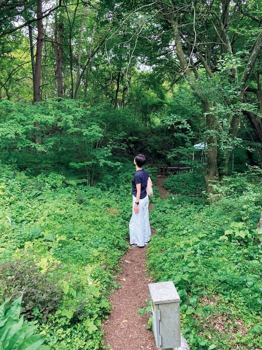 旅先でのOliveさん