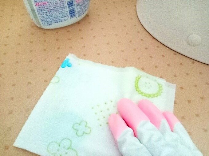 タオルで掃除