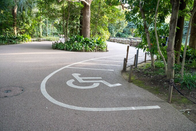 車いすの優先エリア