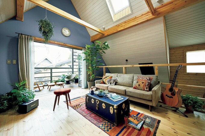 BESSのログハウスの室内