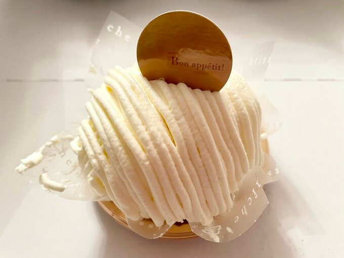 北海道産マスカルポーネのチーズモンブラン
