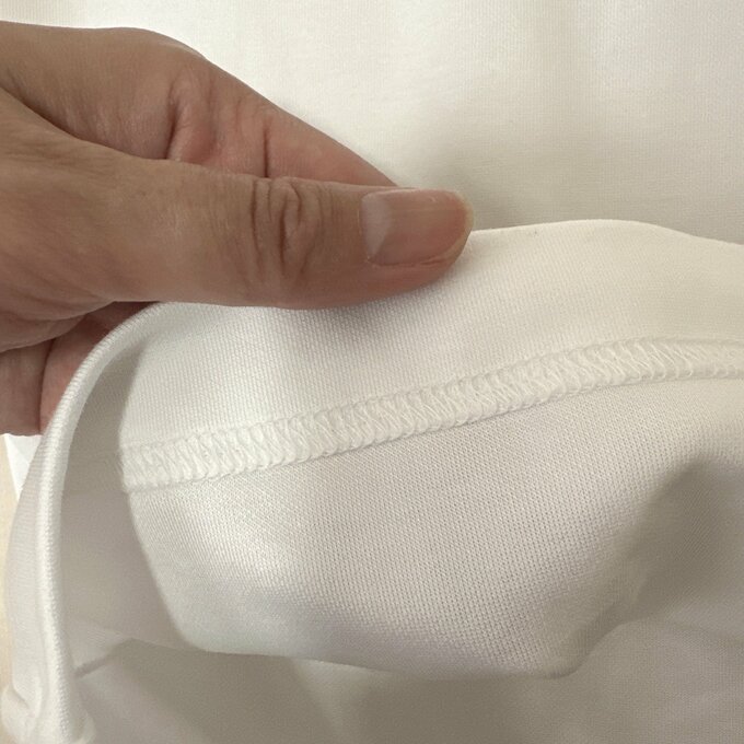 エアリズムコットンオーバーサイズTシャツ内側