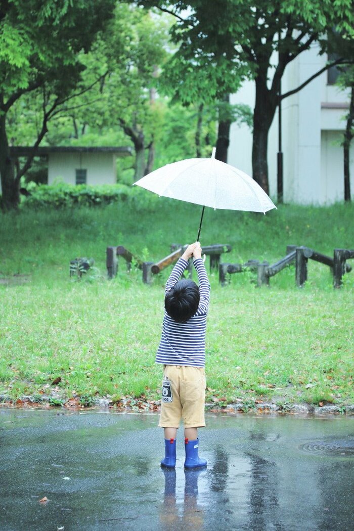 キッズ トップ 時計 撮影 雨