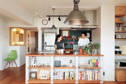 【マンションリノベ事例】室内窓で明るく開放的に！間取り変更は最小限にして設備や建具にこだわる