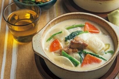 笠原将弘さん流「和風シチュー」の2品献立レシピ。副菜はあえるだけ簡単