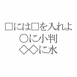 ことわざクイズ！◇◇に水、○に小判…空欄に入るのは？