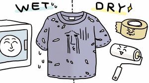 ティッシュペーパーのカス