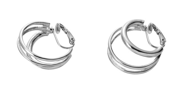 メタルトリプルサークルイヤリング