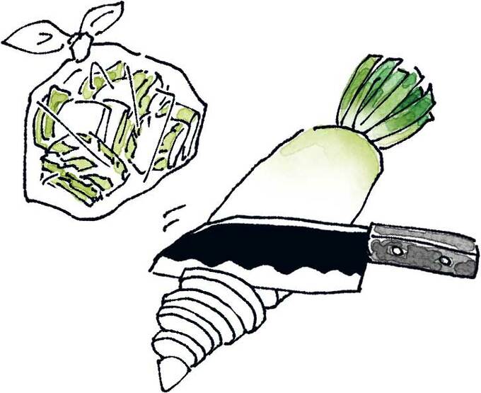 大根や白菜