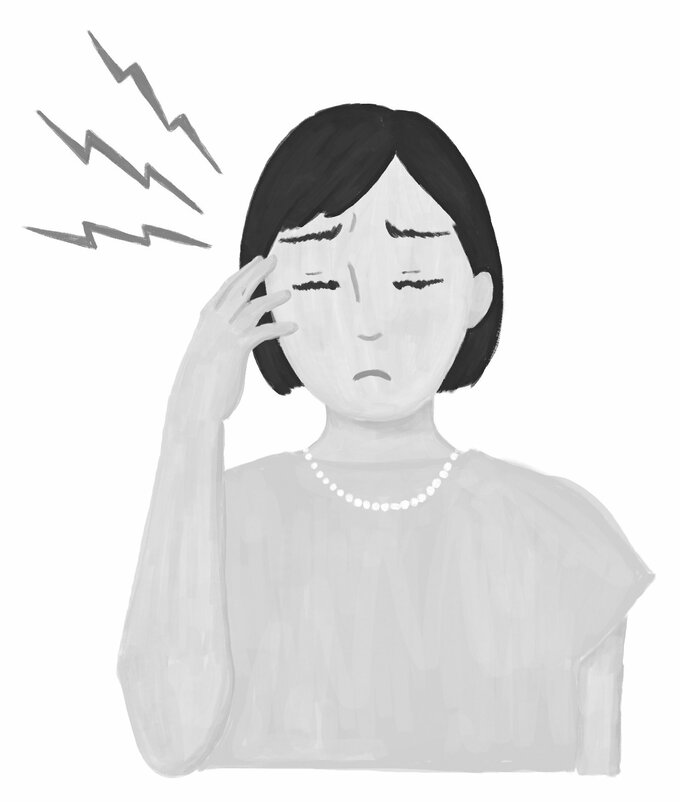 頭痛や立ちくらみがつらい…