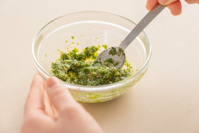 大葉のみじん切り