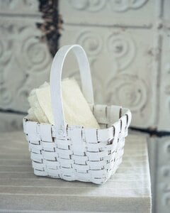 初心者でもできる、かわいいアンティーク風バスケット