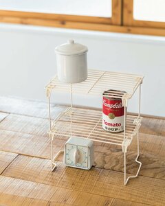簡単に棚をちょいたしできるスタッキングするラック