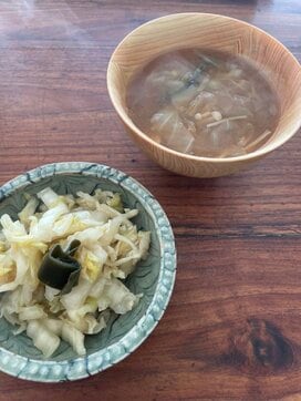 体が喜ぶ「発酵白菜」。そのままでも、スープに入れてもおいしい