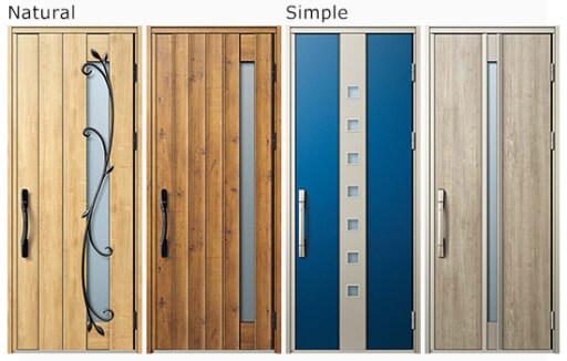 玄関ドアD30ナチュラル