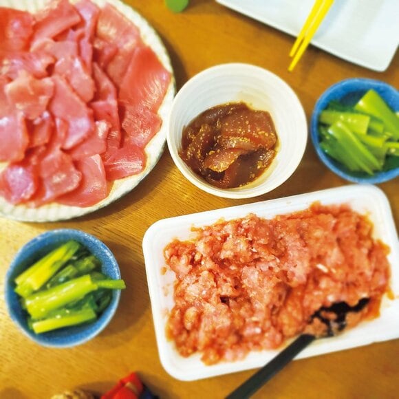 マグロの刺身