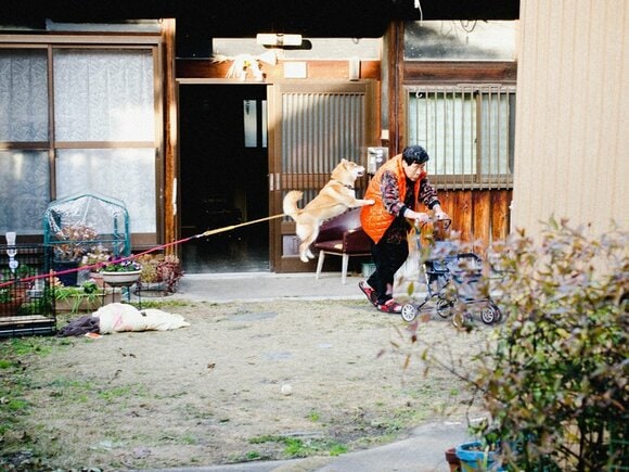 2016年1月31日　犬と祖母