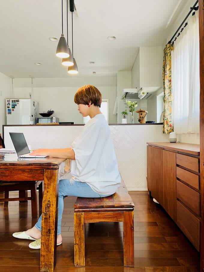 ペンダントライトの位置