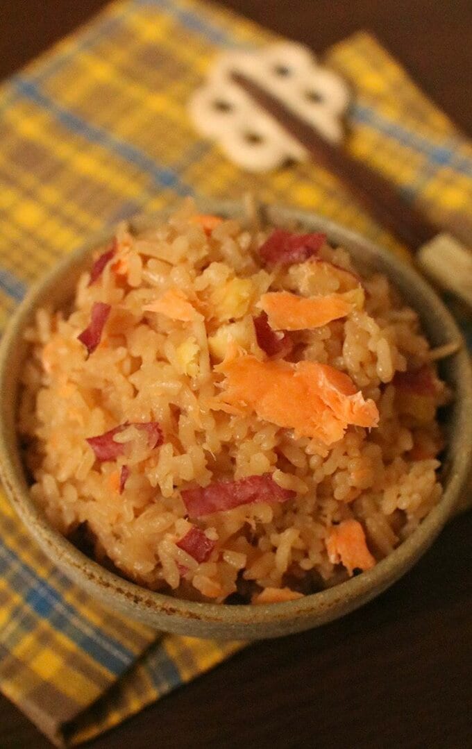 秋のごちそう炊き込みごはん