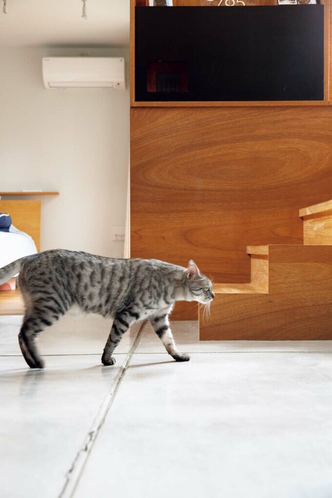 床はモルタル仕上げ