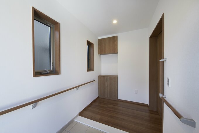 ゆったりとした玄関ホール