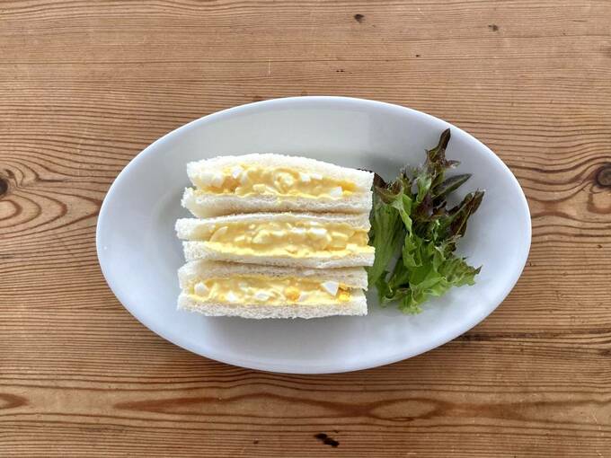 たまごサラダサンドの完成