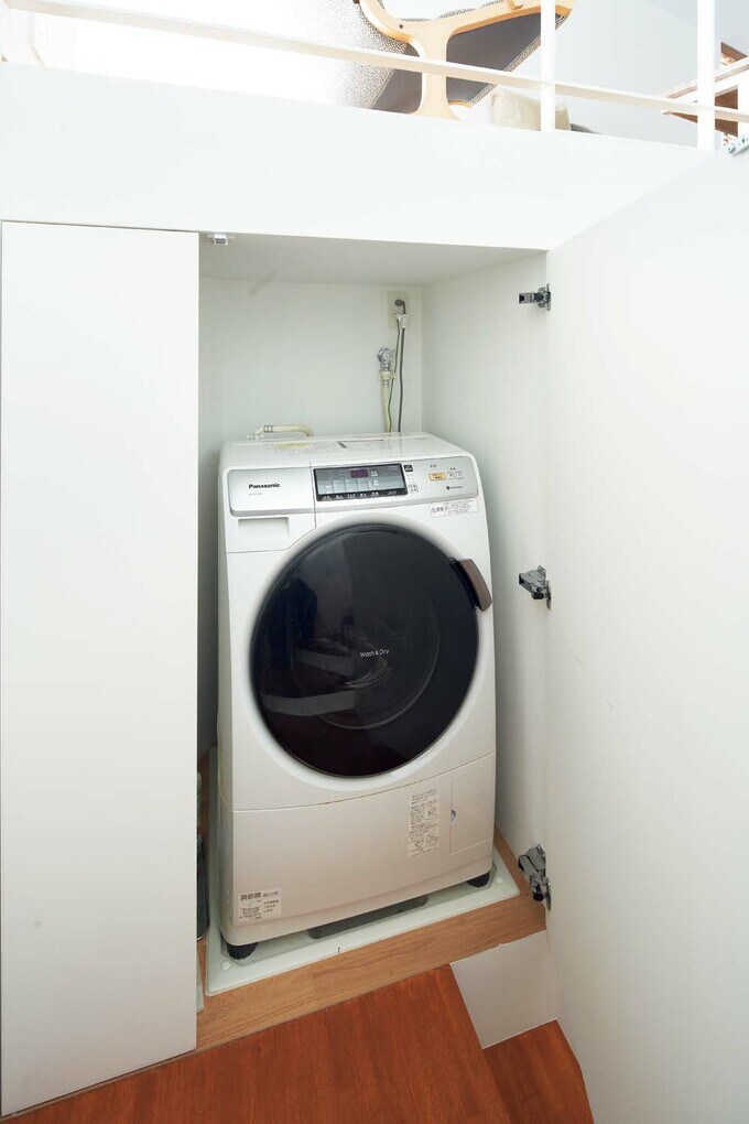 洗濯機の上はLDK