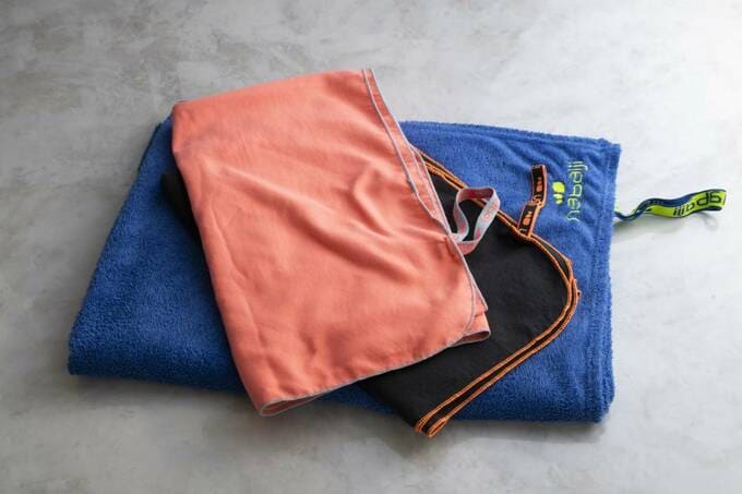 水泳用のタオル