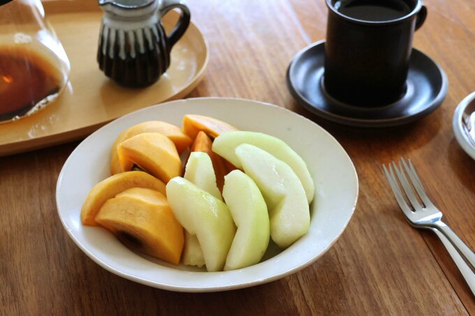 季節の果物。「もうこんな季節なのね」と旬の実りは“今”を大切に思わせてくれます。