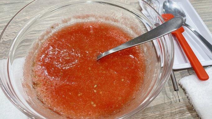 トマトの冷製スープ