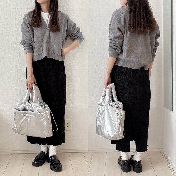 カーディガンコーデ