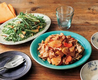 豚肉と大根のオイスター炒め。中華が食べたい日のダイエット献立