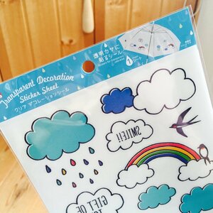 クリアデコレーションシール