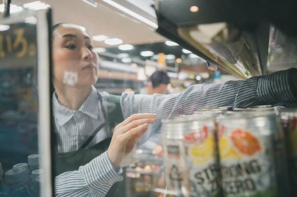 働いている様子