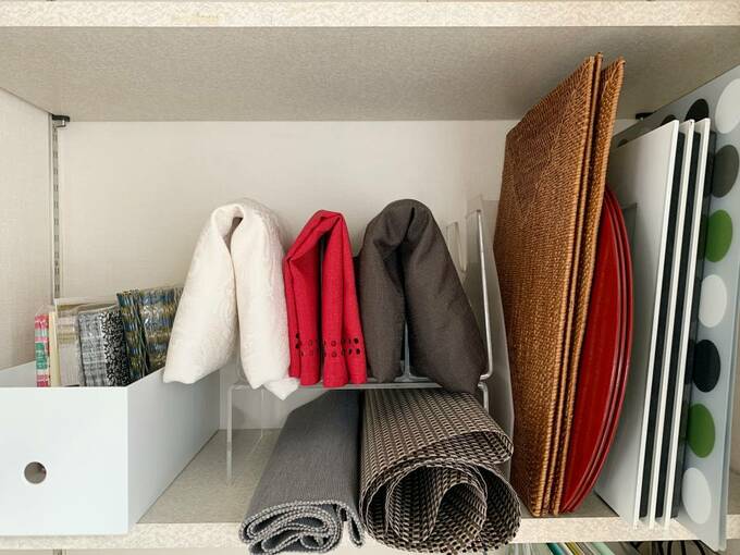 ックエンドを使ったキッチン収納