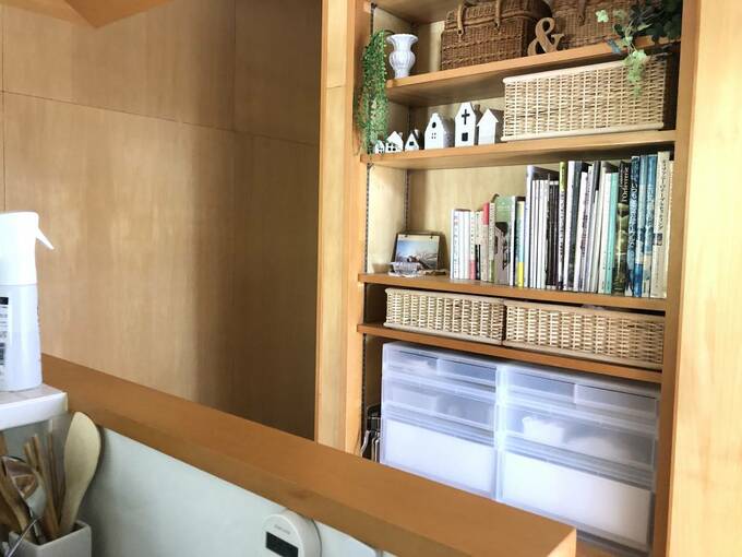 デッドスペースにバスケット