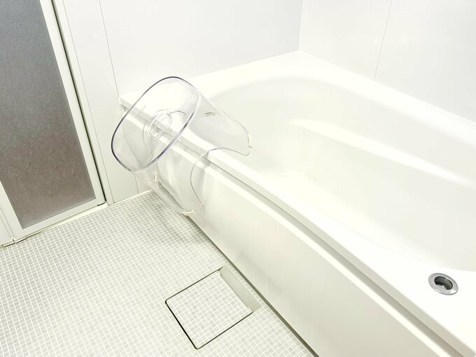 カビ掃除をした浴室