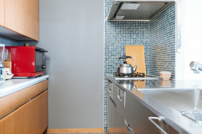 リノベーションしたキッチン